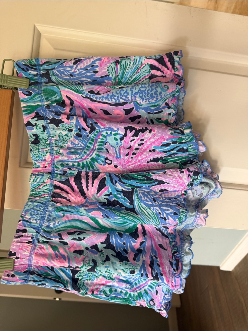Lilly Pulitzer Multicolor Tropical Print Pajama Shorts - Pink Blue Green